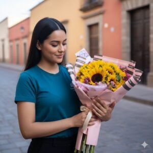 Ramo de 10 girasoles