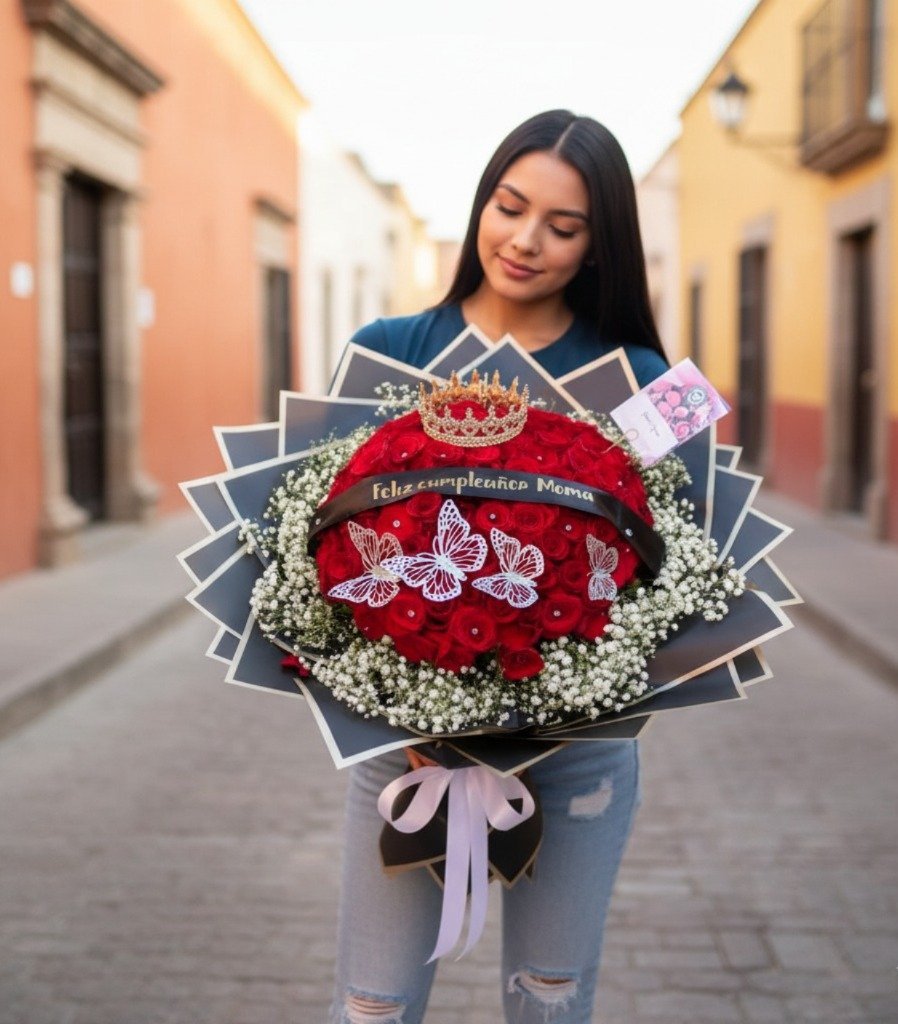 Ramo de 100 rosas - Image 8