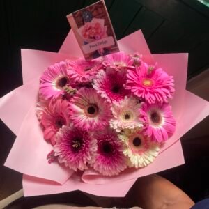 Ramo de 12 Gerberas colores pasteles