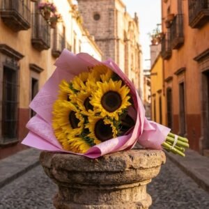 Ramo de 10 girasoles