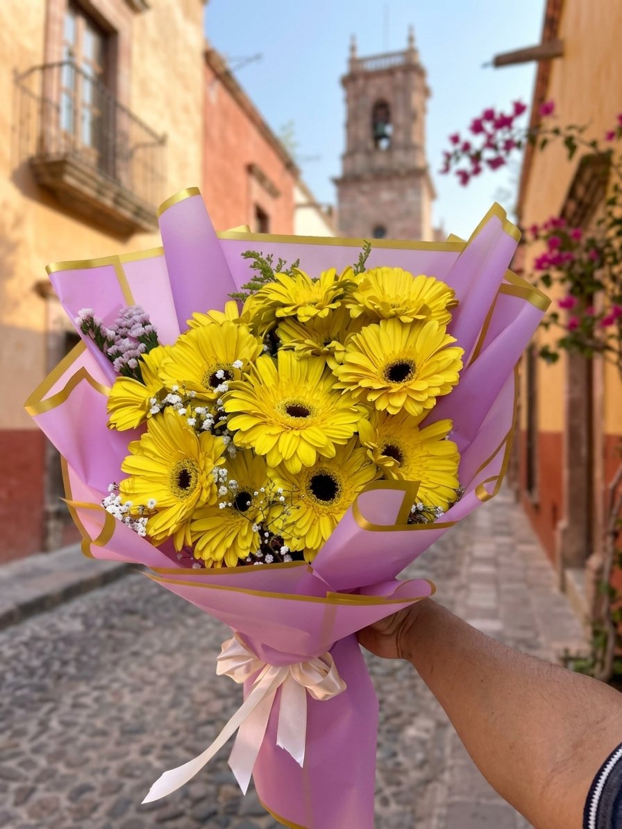 12 Gerberas Amarillas - Image 2